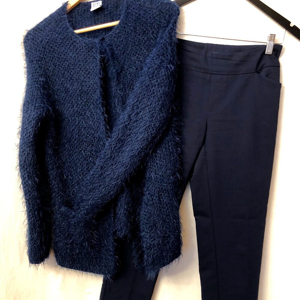 DEAL OF THE WEEK - BUNDLE Spandex Dress Pants Slim Straight + Sweater